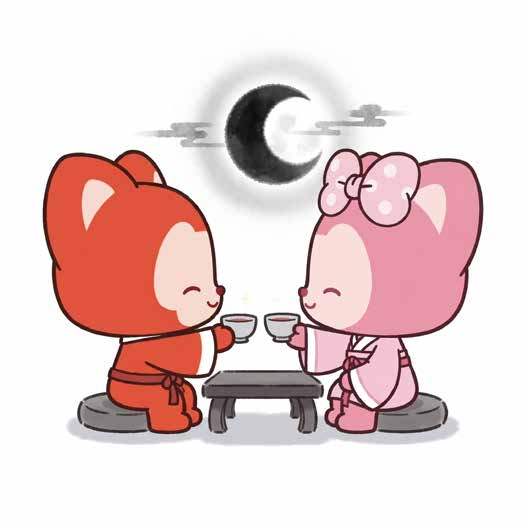 阿狸七夕桌边相聚