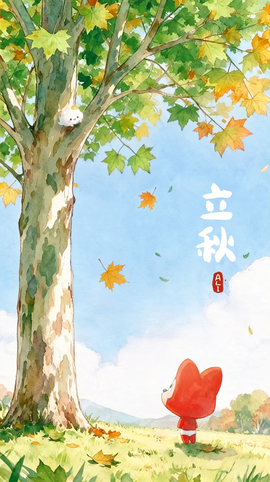 阿狸 AI 壁纸：暑热退退退