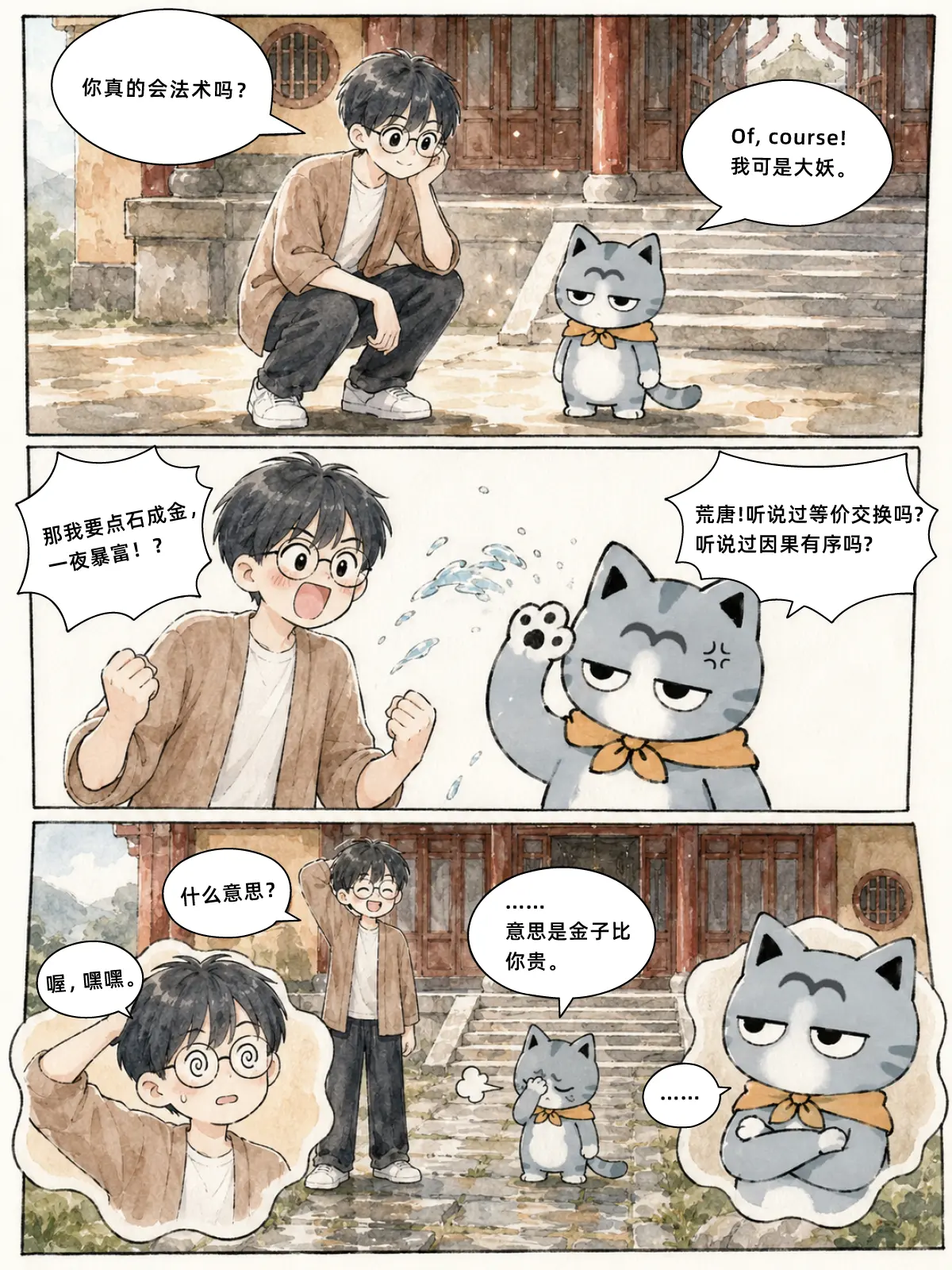 寺庙猫第一集第 7 张画面