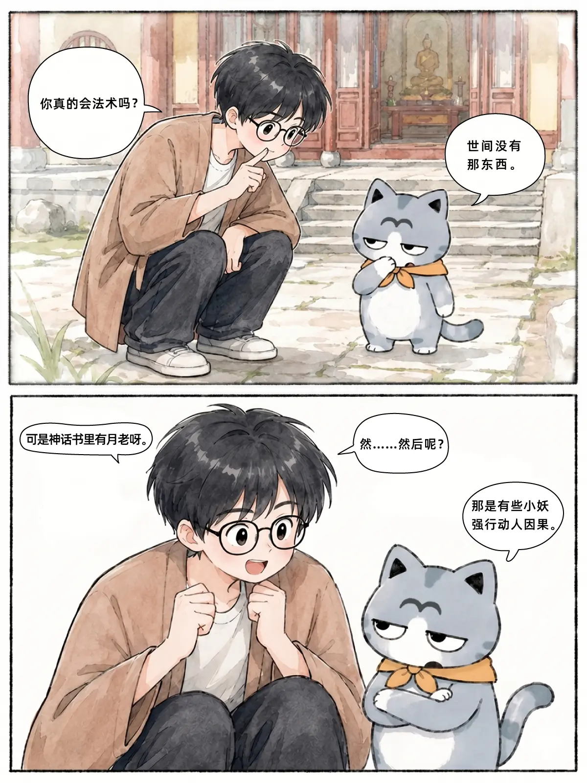 寺庙猫第一集第 8 张画面