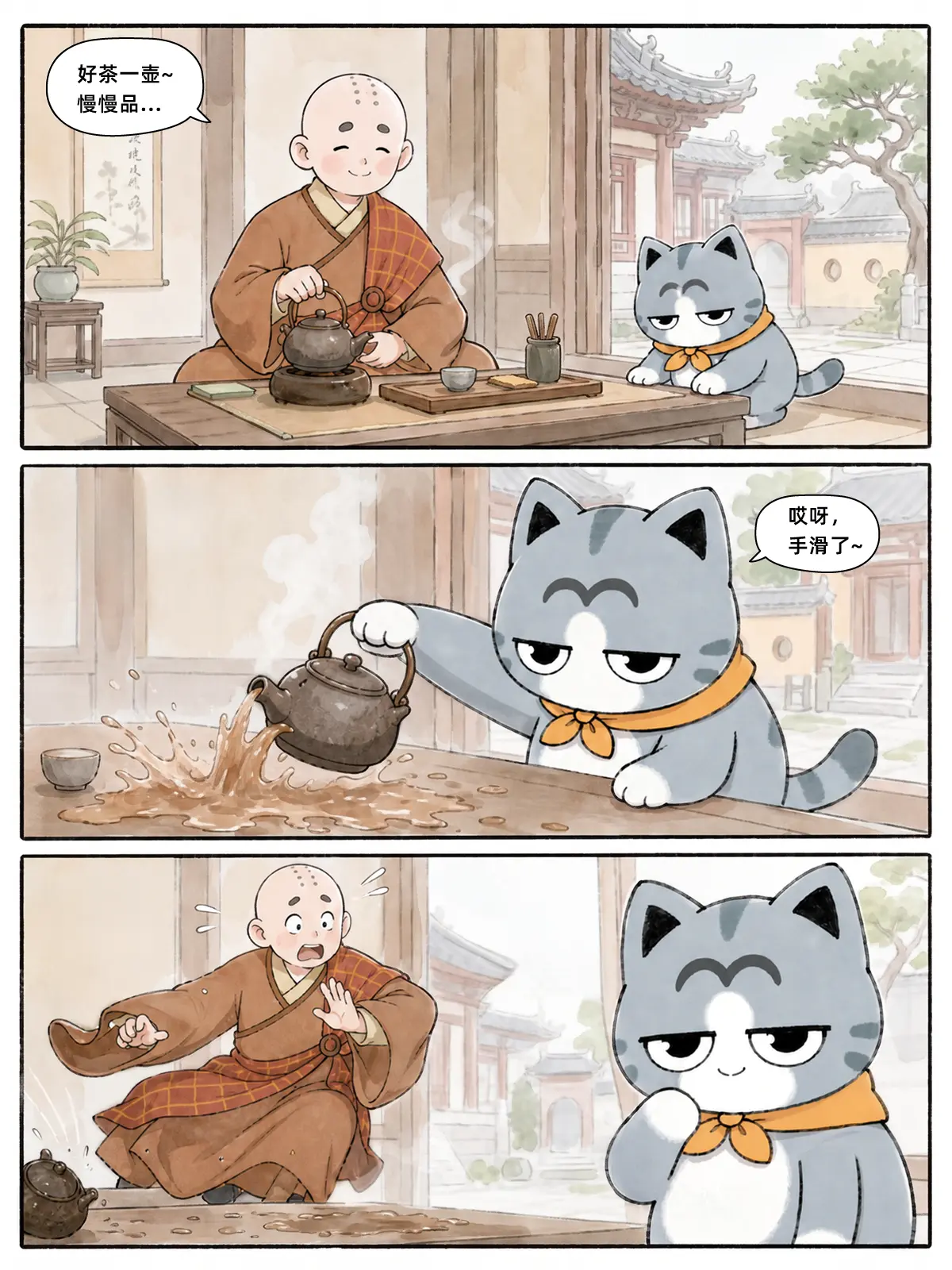 寺庙猫第四集第 3 张画面