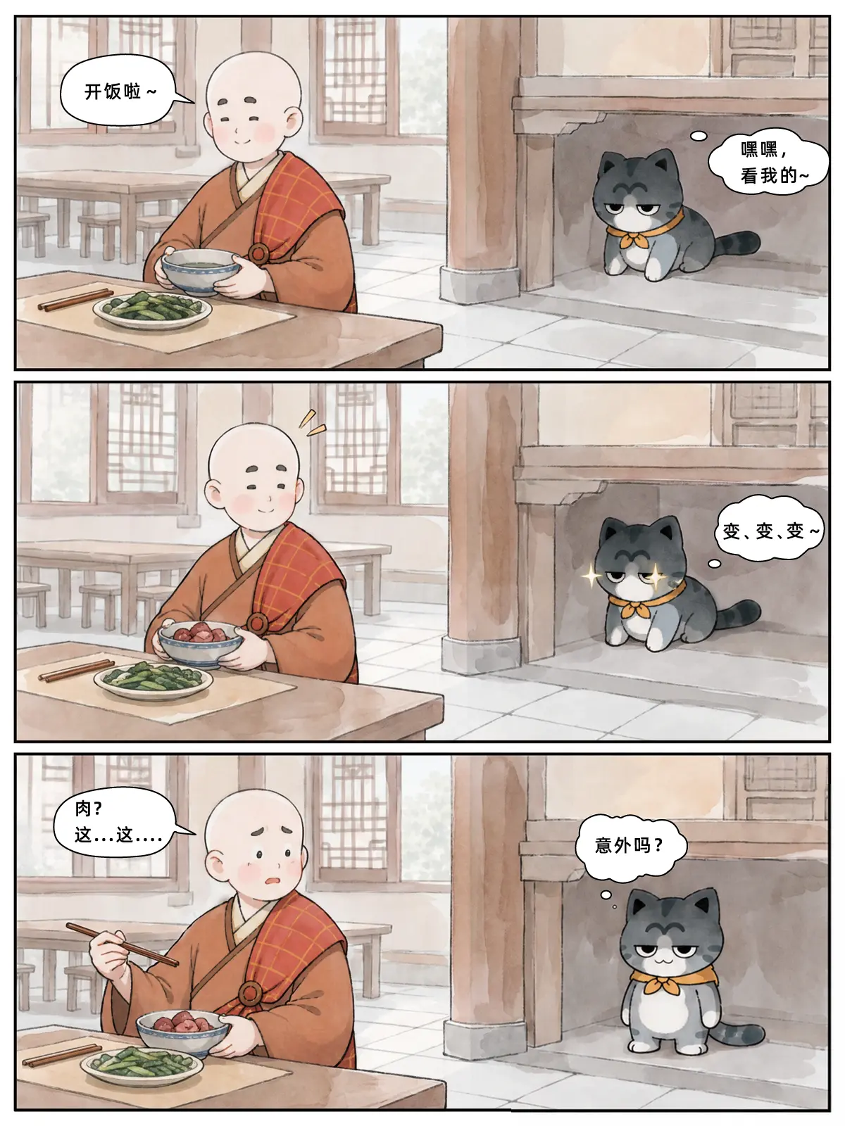 寺庙猫第四集第 5 张画面